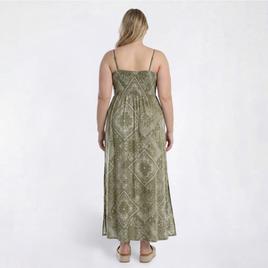 Juniors Plus Derek Heart Lace Bodice Maxi Dress w/ Side Slits