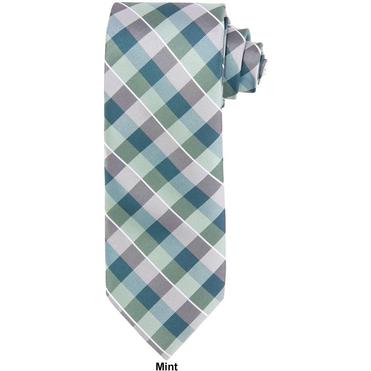 Mens John Henry Tie - Harwich Plaid