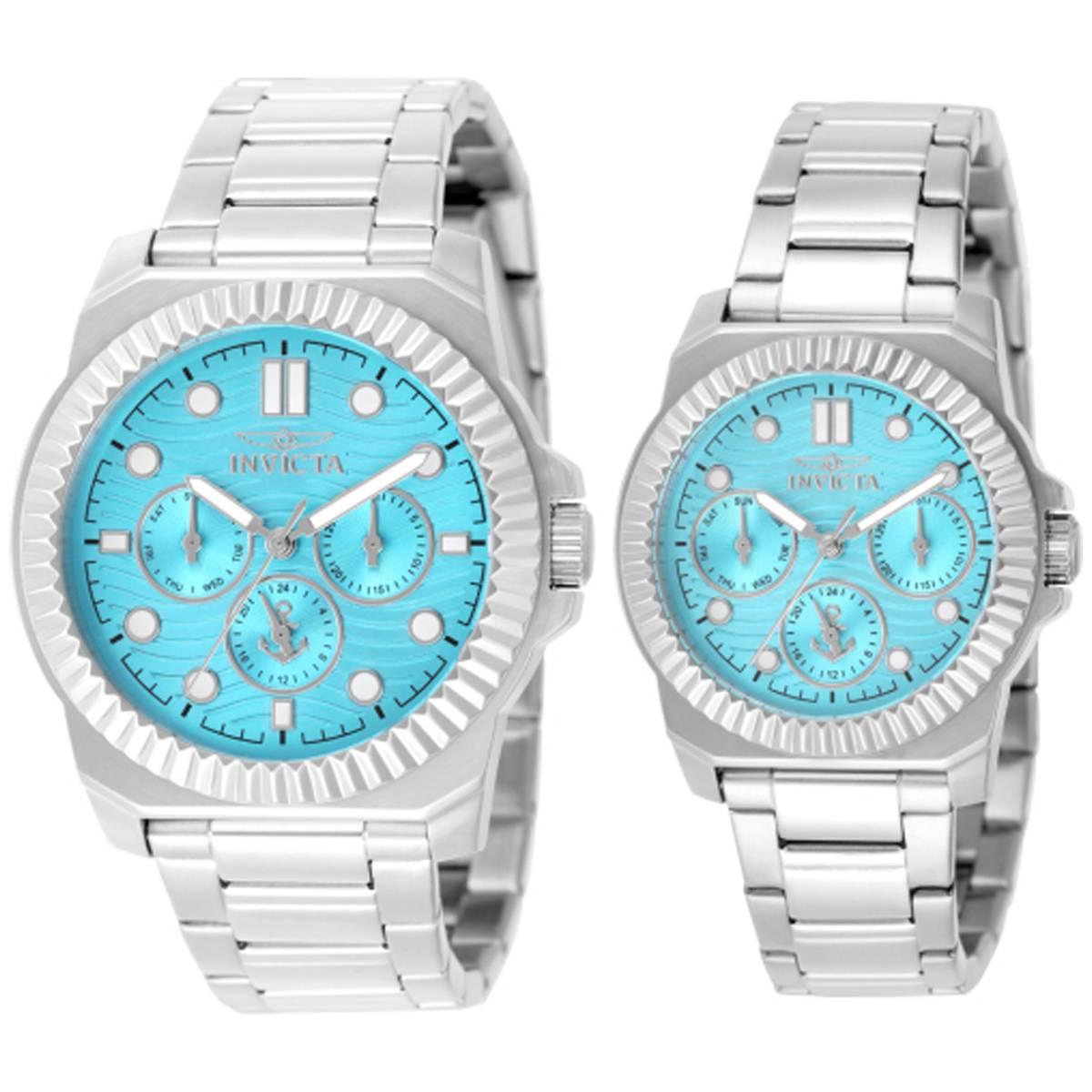 Womens Invicta Ocean Voyage Light Blue Dial Quartz Watch - 49257