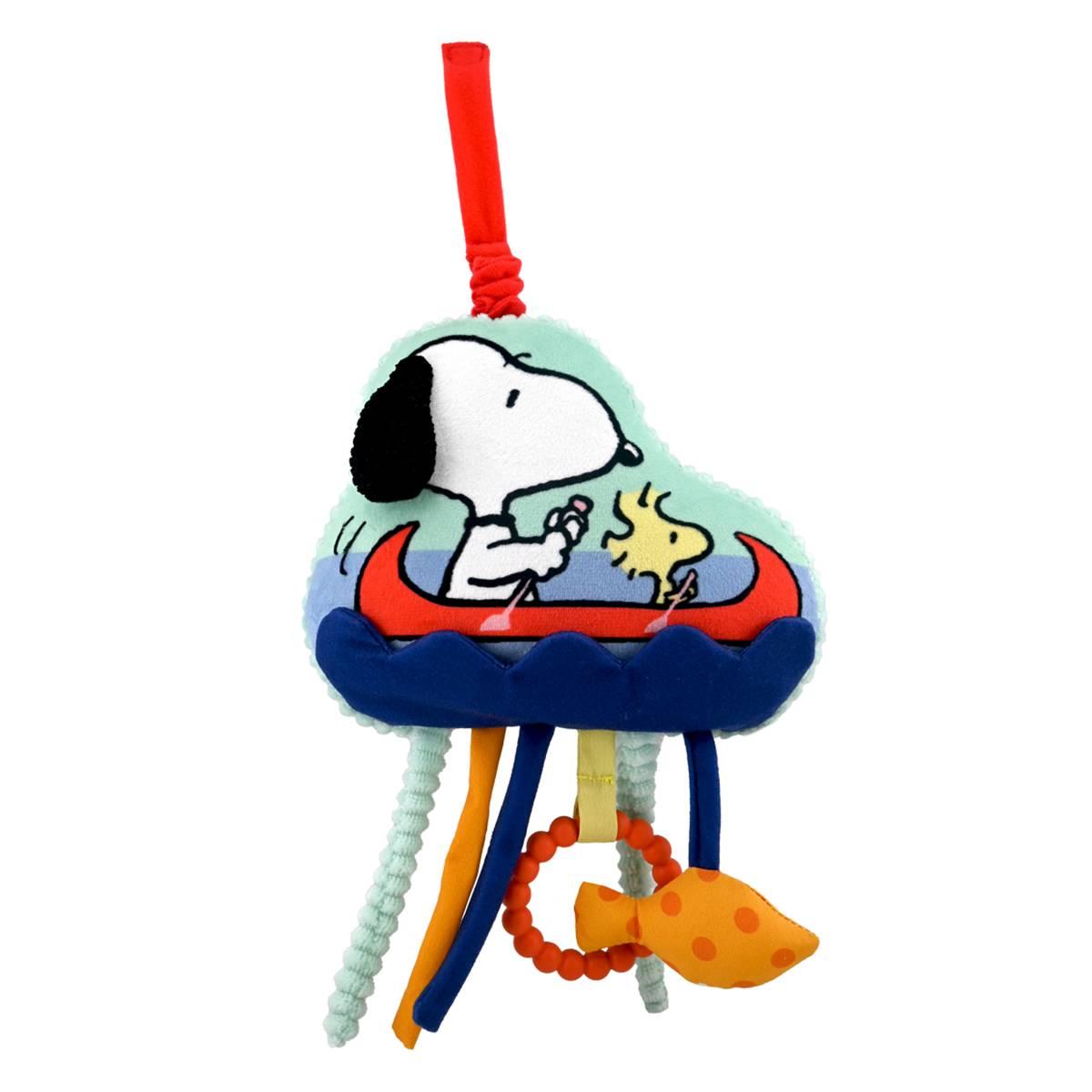 Snoopy in a Canoe Pull Down Ziggle Sensory Toy