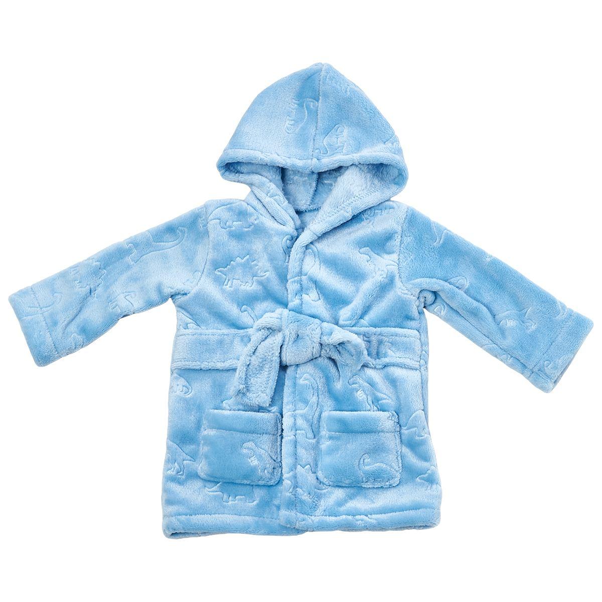 Baby Boy Little Celebrity(tm) Dino Robe W/ Hood