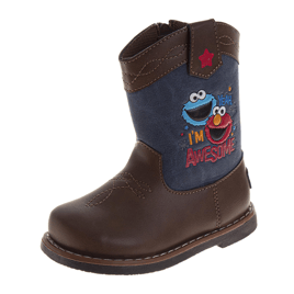 Toddler Unisex Sesame Street(R) Elmo & Cookie Monster Cowboy Boots