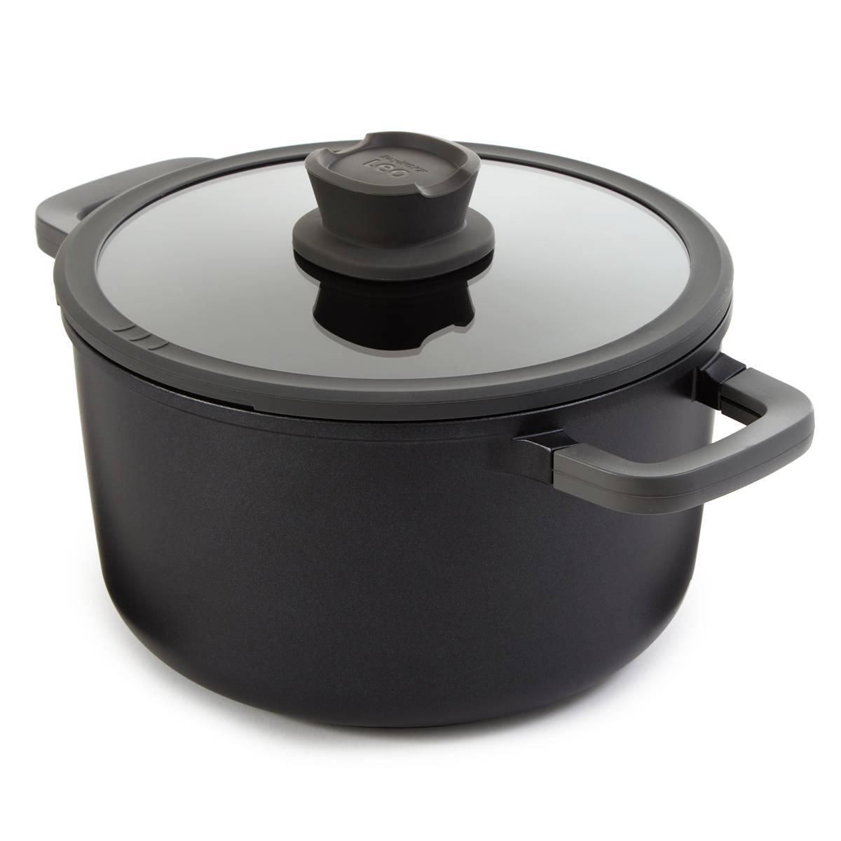 BergHOFF Stone+ Non-stick Ceramic 5.9qt. Stockpot w/ Glass Lid