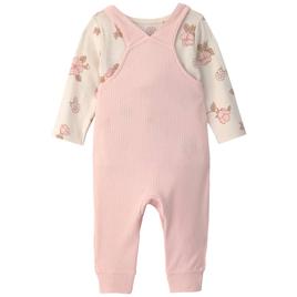 Baby Girl (NB-12M) Carter''s 2pc. Overall Set - Pink/Ivory
