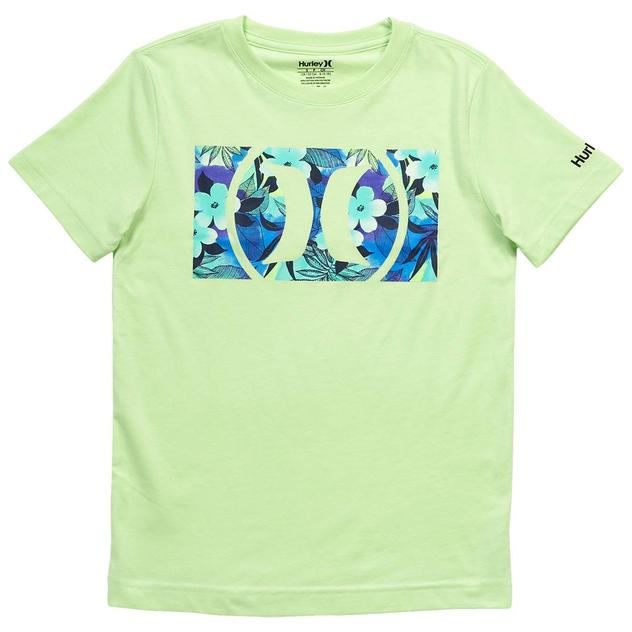 Boys (8-20) Hurley Short Sleeve Graphic Tee - Ghost Green