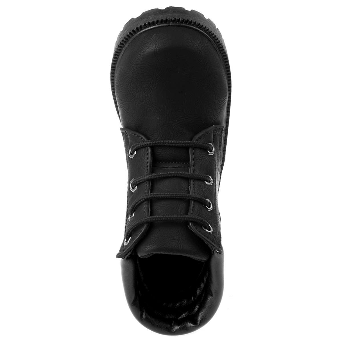 Little Kids Rugged Bear Lace-Up Casual Winter Boots