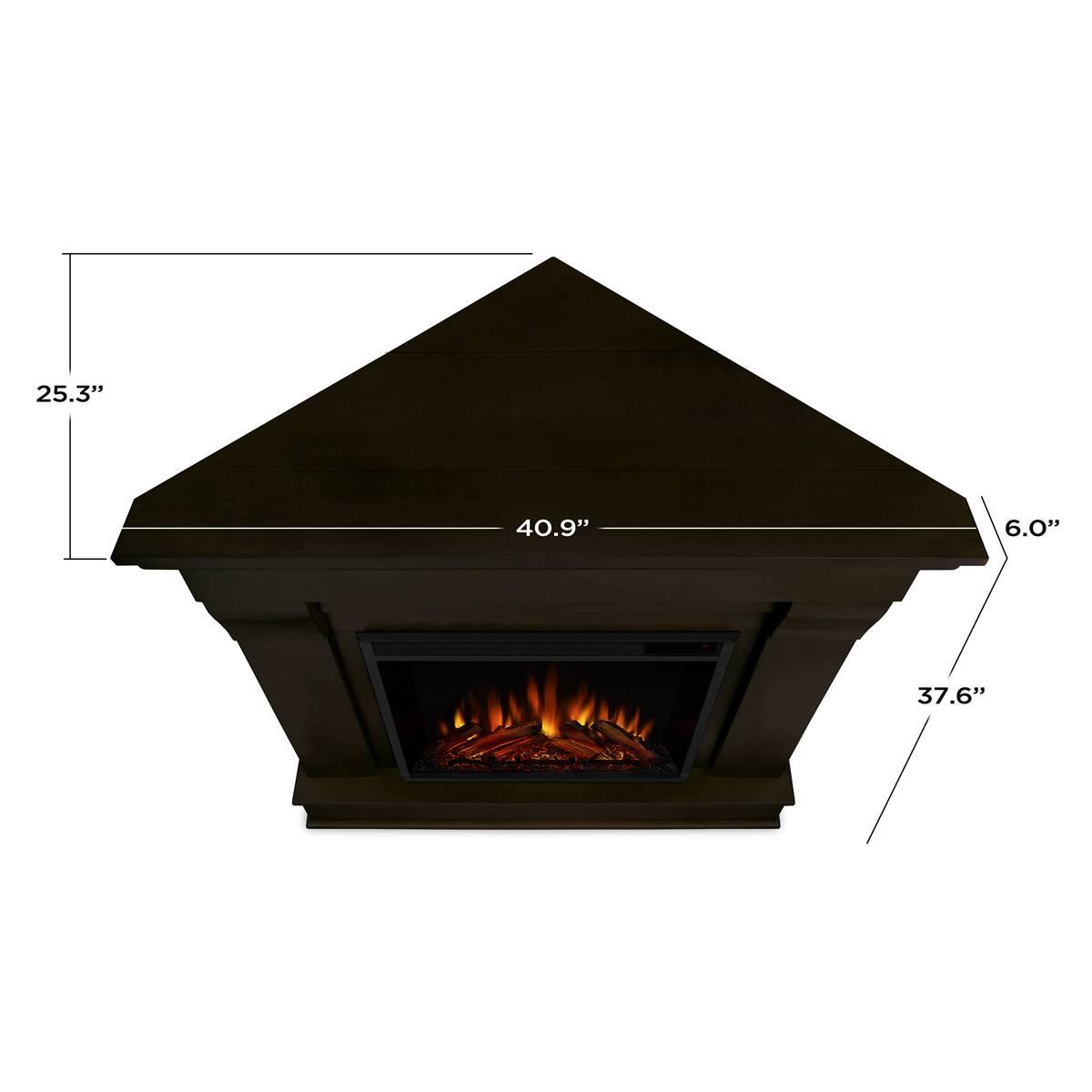 Real Flame Chateau Corner Electric Fireplace