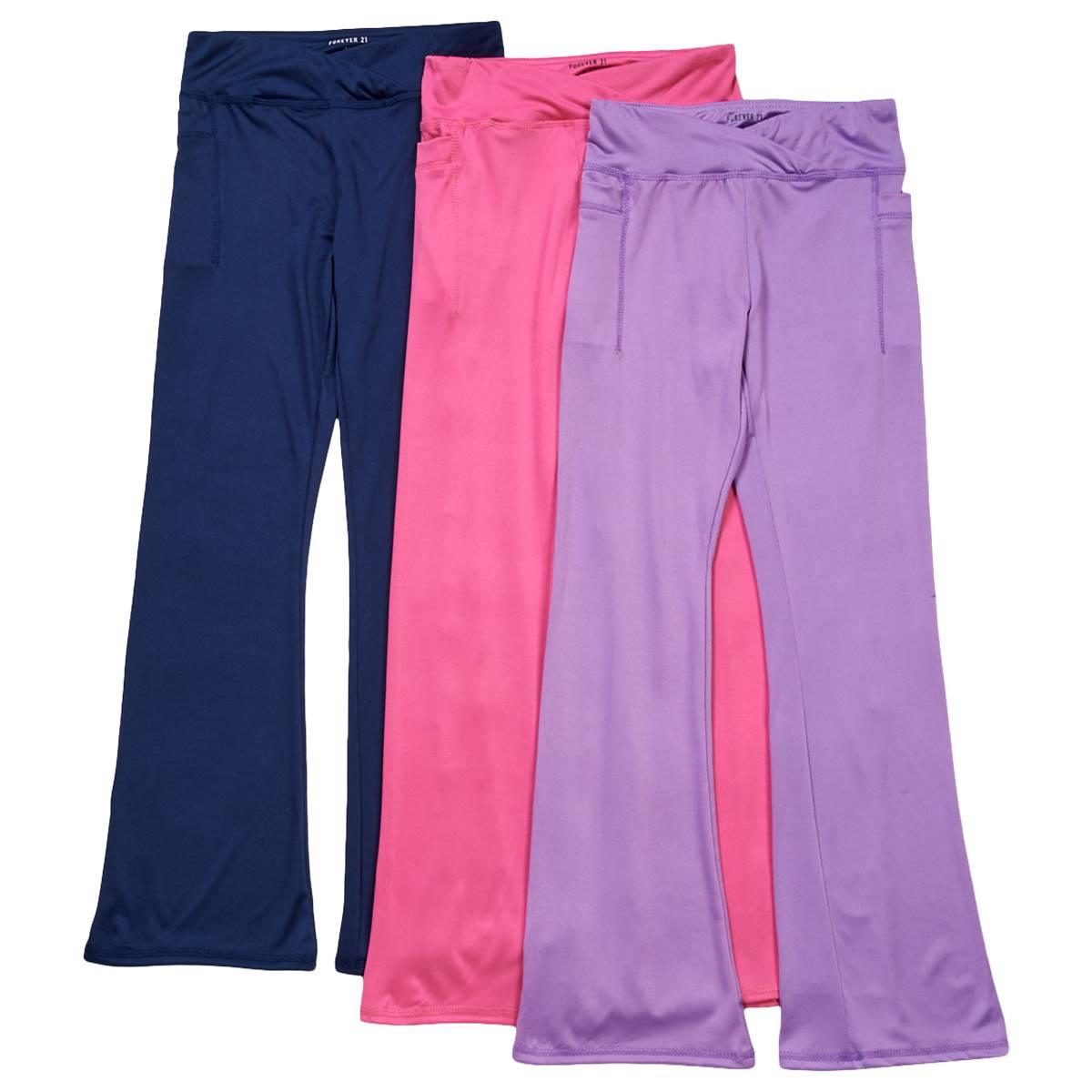 Girls (7-16) Forever 21 3pk. Solid Flare Leggings