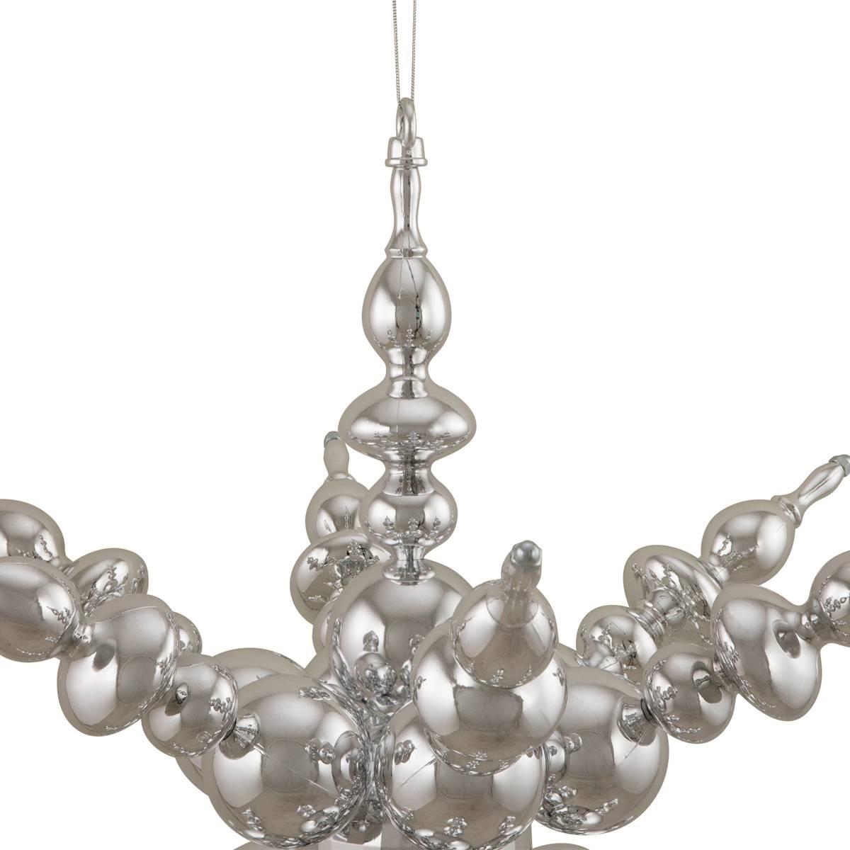 Northlight Seasonal 24in. Sunburst Snowflake Christmas Ornament