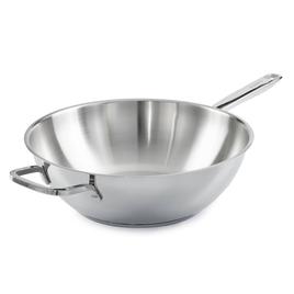 BergHOFF Helix Stainless Steel 12in. Wok Pan w/ Glass Lid