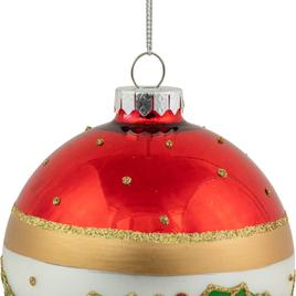 Northlight Seasonal Glittered Ball Christmas Ornaments - Set of 2