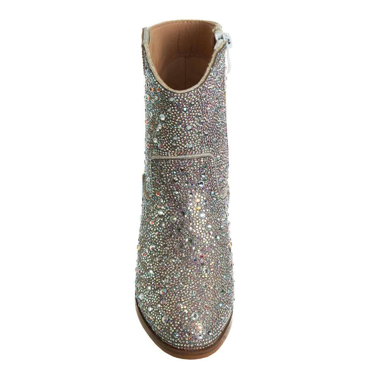 Big Girls Badgley Mischka Glitter Cowgirl Boots