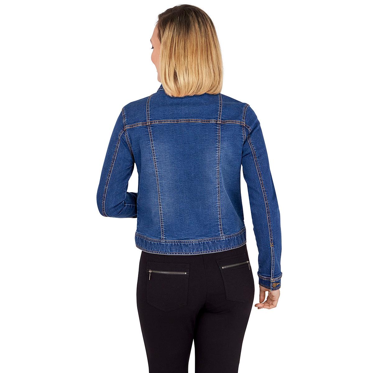 Petite Skye''s The Limit Essentials Denim Jacket with Pockets