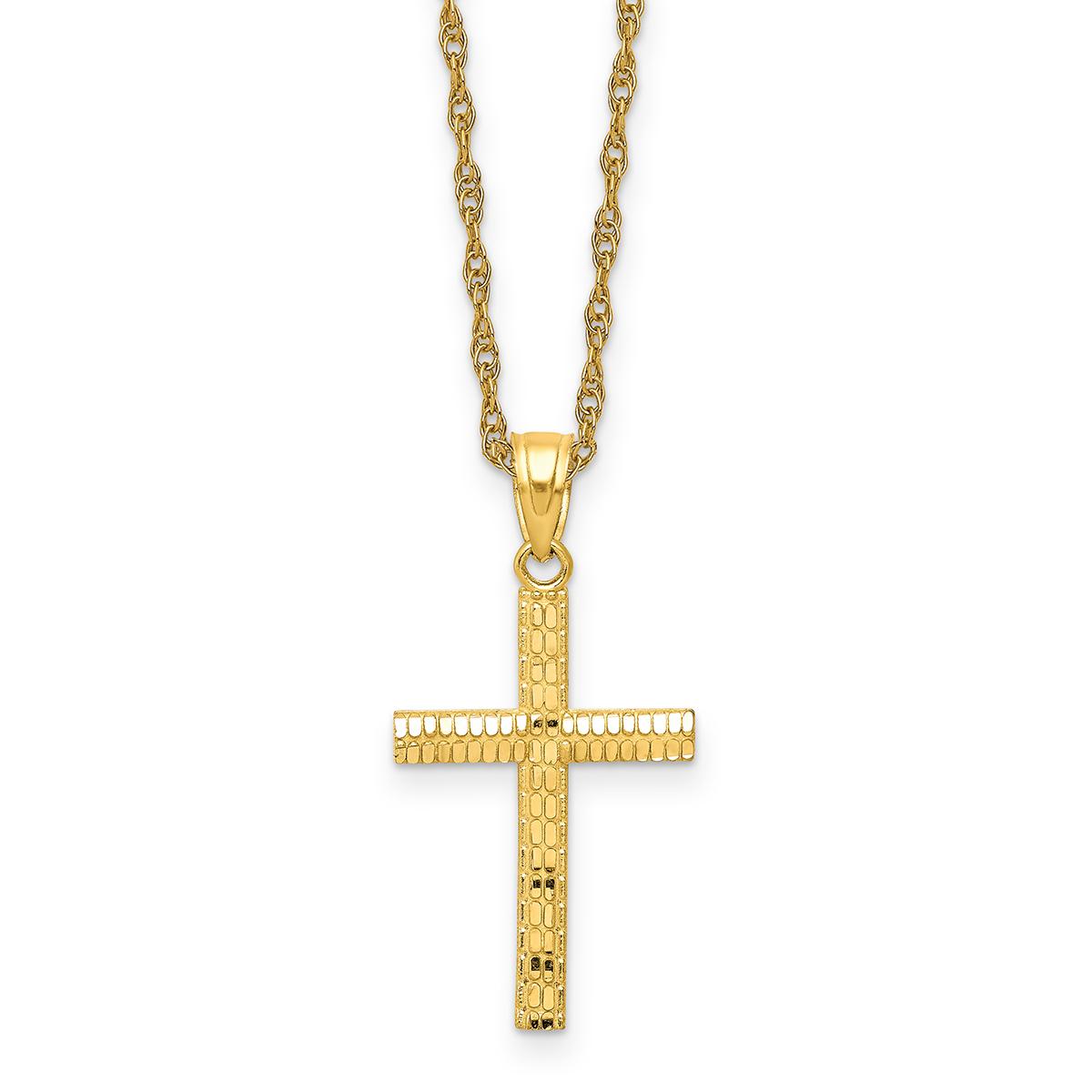 Gold Classics(tm) 10kt. Yellow Gold Cross Pendant