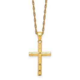 Gold Classics(tm) 10kt. Yellow Gold Cross Pendant