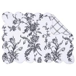 Bleighton Black Quilted Placemat