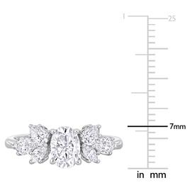 Gemstone Classics™ 10kt. White Gold 2ctw. Moissanite Ring