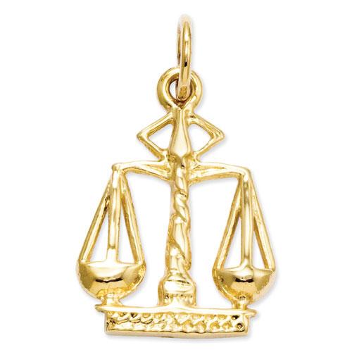 Gold Classics(tm) 14k. Gold Scales of Justice Charm