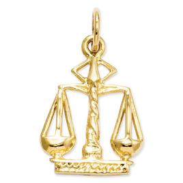 Gold Classics(tm) 14k. Gold Scales of Justice Charm