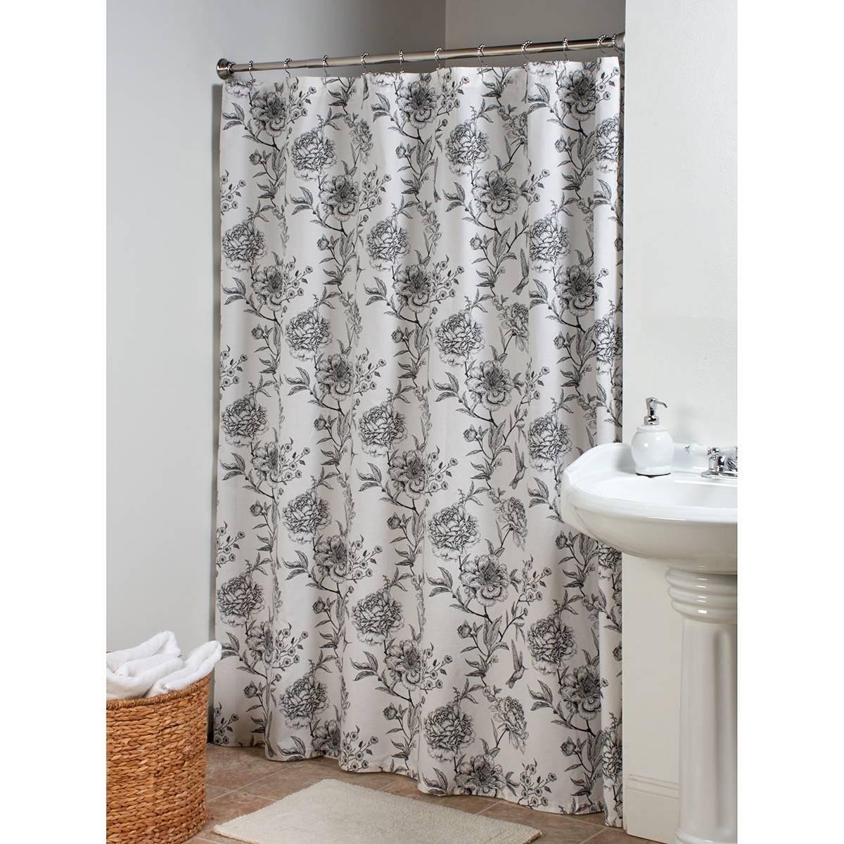 Sabrina Soto Meadowlark Toile Shower Curtain