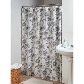 Sabrina Soto Meadowlark Toile Shower Curtain