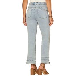 Womens Democracy “Ab”solution® Kick Flare Fray Hem Jeans