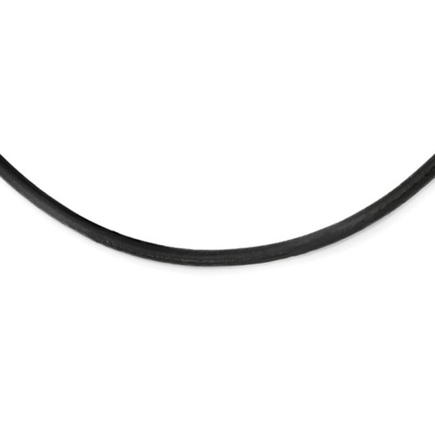 Mens Gentlemen's Classics™ Leather & Textured Greece Necklace