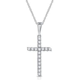 Nova Star(R) 1/4ctw. Lab Grown Diamond Cross Pendent