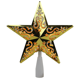 Northlight Lighted Star Cut-Out Design Christmas Tree Topper