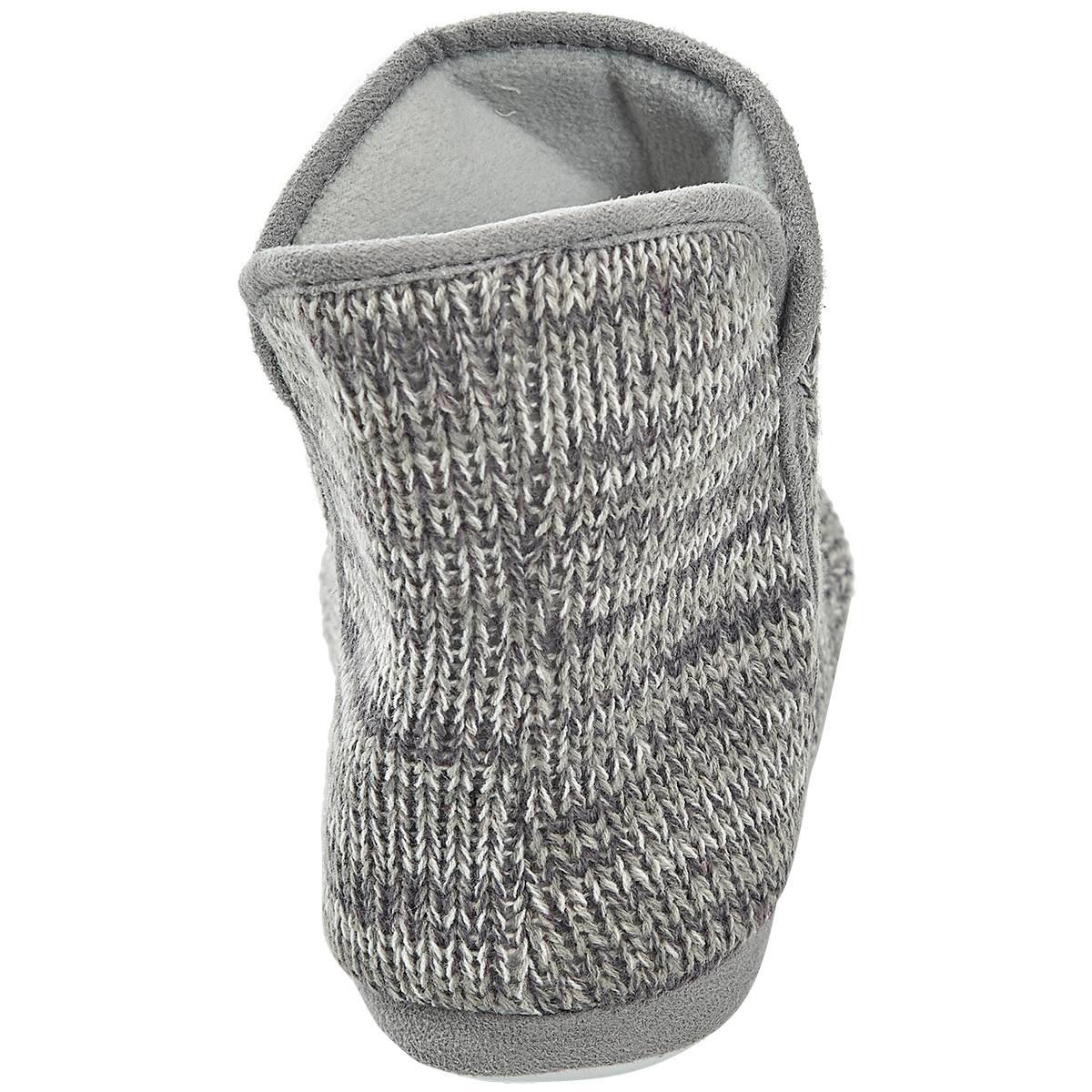 Womens Capelli New York Knit Sleeping Cat Bootie Slippers