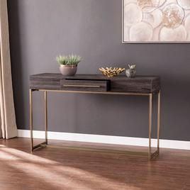 Southern Enterprises Akmonton Long Console Table w/ Storage