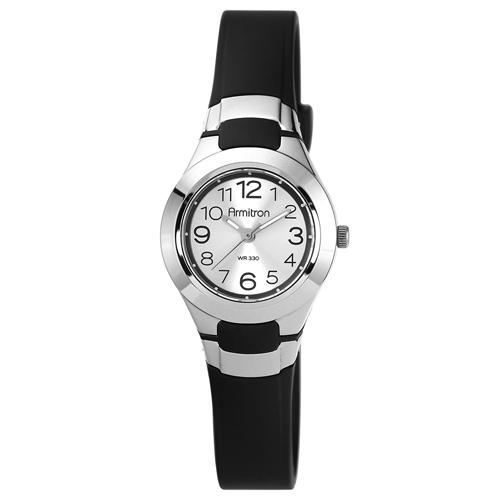 Womens Armitron Resin Sport Watch - 25-6418BLK