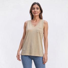 Womens Architect(R) V Neck One Pocket Tank Top