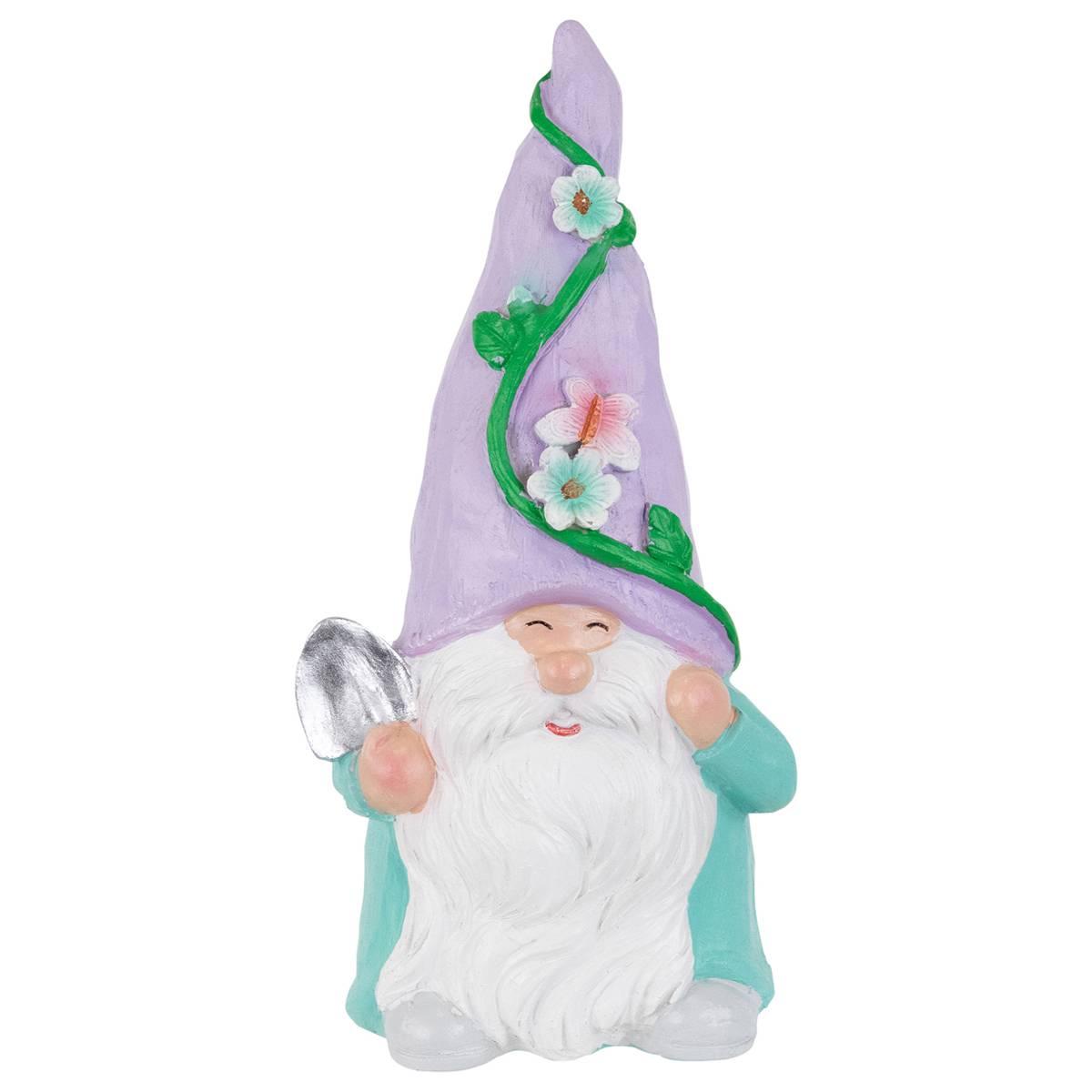 Northlight Seasonal Happy Gardening Gnome w/ Shovel Garden Statue
