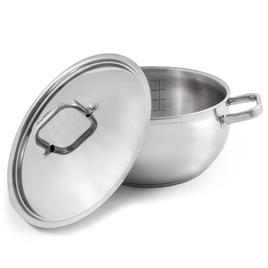 BergHOFF Belly Shape 18/10 Stainless Steel Stockpot w/ Lid