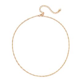 Roman Gold-Tone 2.3mm Twist Chain Necklace