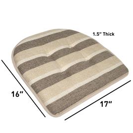 Sweet Home Collection Bradford U-Shaped Memory Foam Chair Cushion