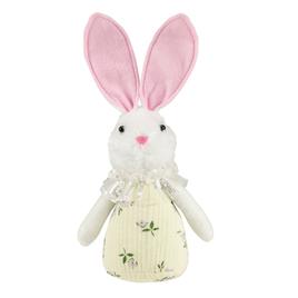 Northlight Seasonal 11in. Spring Floral Easter Bunny Figurine