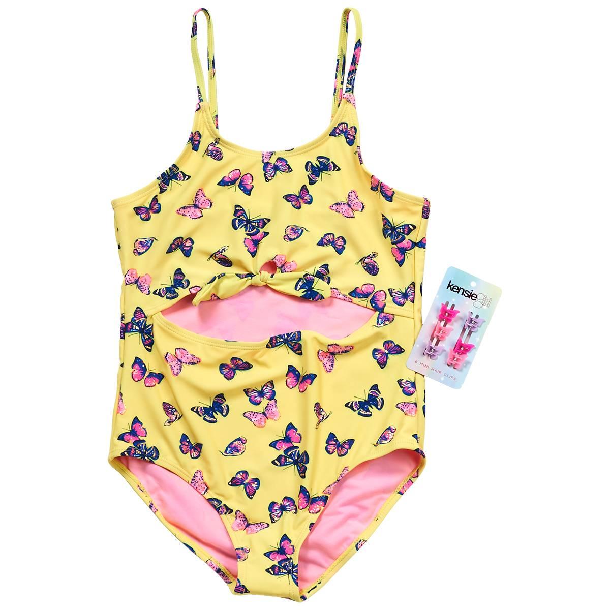 Girls (7-16) Kensie Girl Cutout Butterfly One Piece Swimsuit