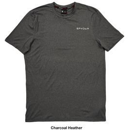Mens Spyder Performance Heather Crew Neck Tee