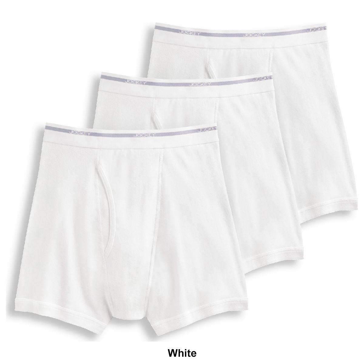 Mens Jockey® Classic 3pk. of Full Rise Boxer Briefs