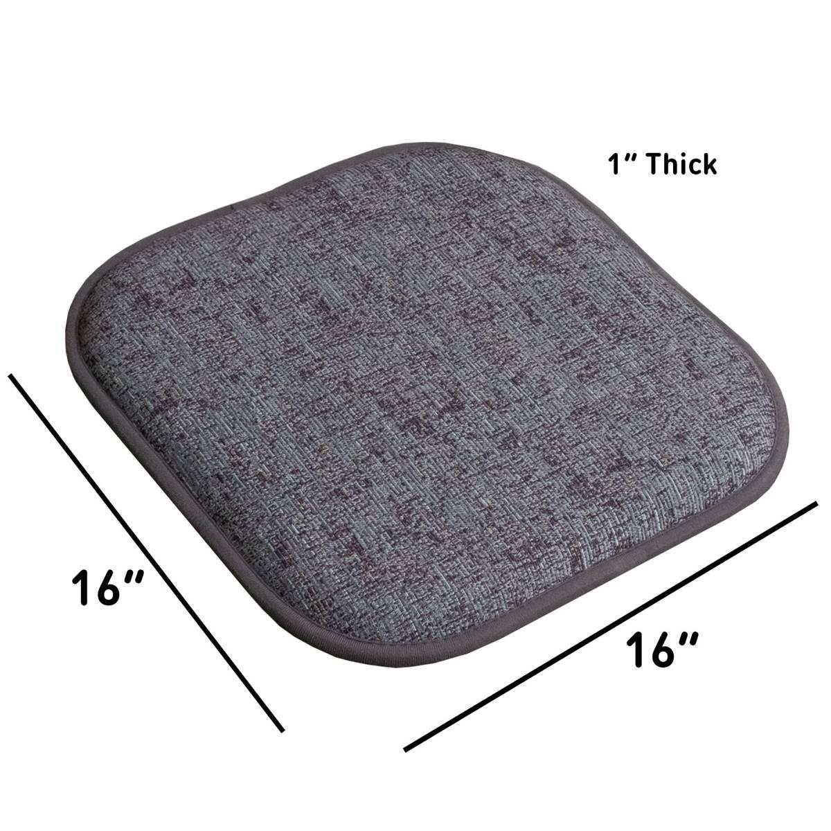 Sweet Home Collection Broadway No Slip Back Chair Pad Cushion