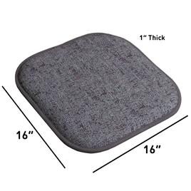 Sweet Home Collection Broadway No Slip Back Chair Pad Cushion