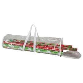 Northlight Seasonal Transparent Christmas Gift Wrap Organizer Bag