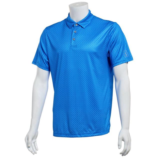 Mens PGA Tour® Essential Geometric Short Sleeve Polo