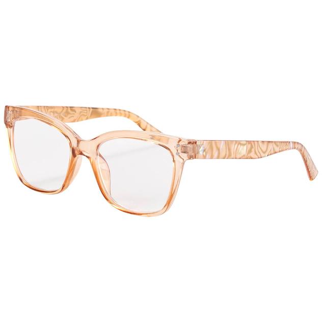 Womens O by Oscar Blush Square Readers Glasses