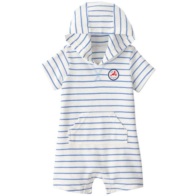 Baby Boy (3-24M) Carter's® Oh Snap Stripe Lobster Hooded Romper