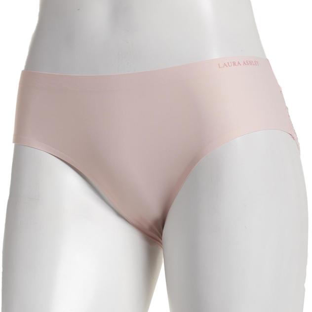 Womens Laura Ashley® Hipster Panties w/Floral Lace LS9525T