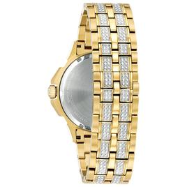 Mens Bulova Octava Silver White Dial Bracelet Watch - 98C126