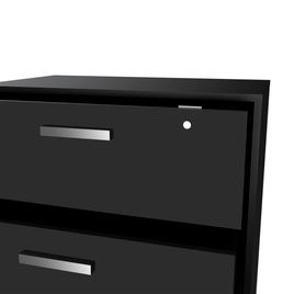 FM FURNITURE Penny 3 Drawer Storage Cabinet